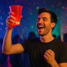 Cargar imagen en el visor de la galería, Vasos Led Neón Desechables 10pzas