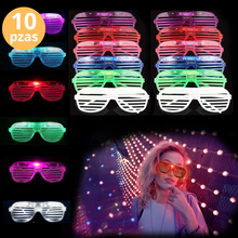Cargar imagen en el visor de la galería, RADIANT PACK 80pzas- Paquete de artículos luminosos para fiestas - Incluye 50 pulseras neón, 10 anillos led, 10 lentes led y 10 pulseras led