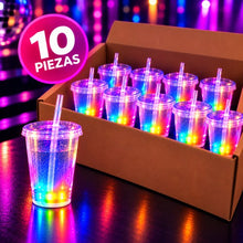Cargar imagen en el visor de la galería, Beat Cup Vaso Led iluminado por música 10pzas