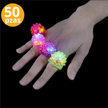 Cargar imagen en el visor de la galería, Anillo con luz led 50pzas