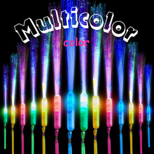 Cargar imagen en el visor de la galería, Varitas de Fibra Óptica con luz led 60pzas