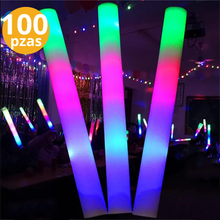 Cargar imagen en el visor de la galería, Barra aplaudidor de espuma con luz led 100 piezas