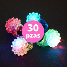 Cargar imagen en el visor de la galería, Paquete Fiesta de Luces Batucada Pulseras Lentes Anillos Led 190pzas