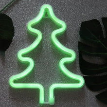 Cargar imagen en el visor de la galería, Lámpara led de escritorio Neon Árbol de Navidad