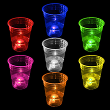 Cargar imagen en el visor de la galería, Vasos Led Neón Desechables 10pzas