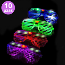 Cargar imagen en el visor de la galería, SHINE PACK 100pzas- Paquete de artículos luminosos para fiestas - Incluye 50 pulseras neón, 10 anillos led, 10 pulseras led 10 lentes led, 10 diademas led y 10 pop tubes led

