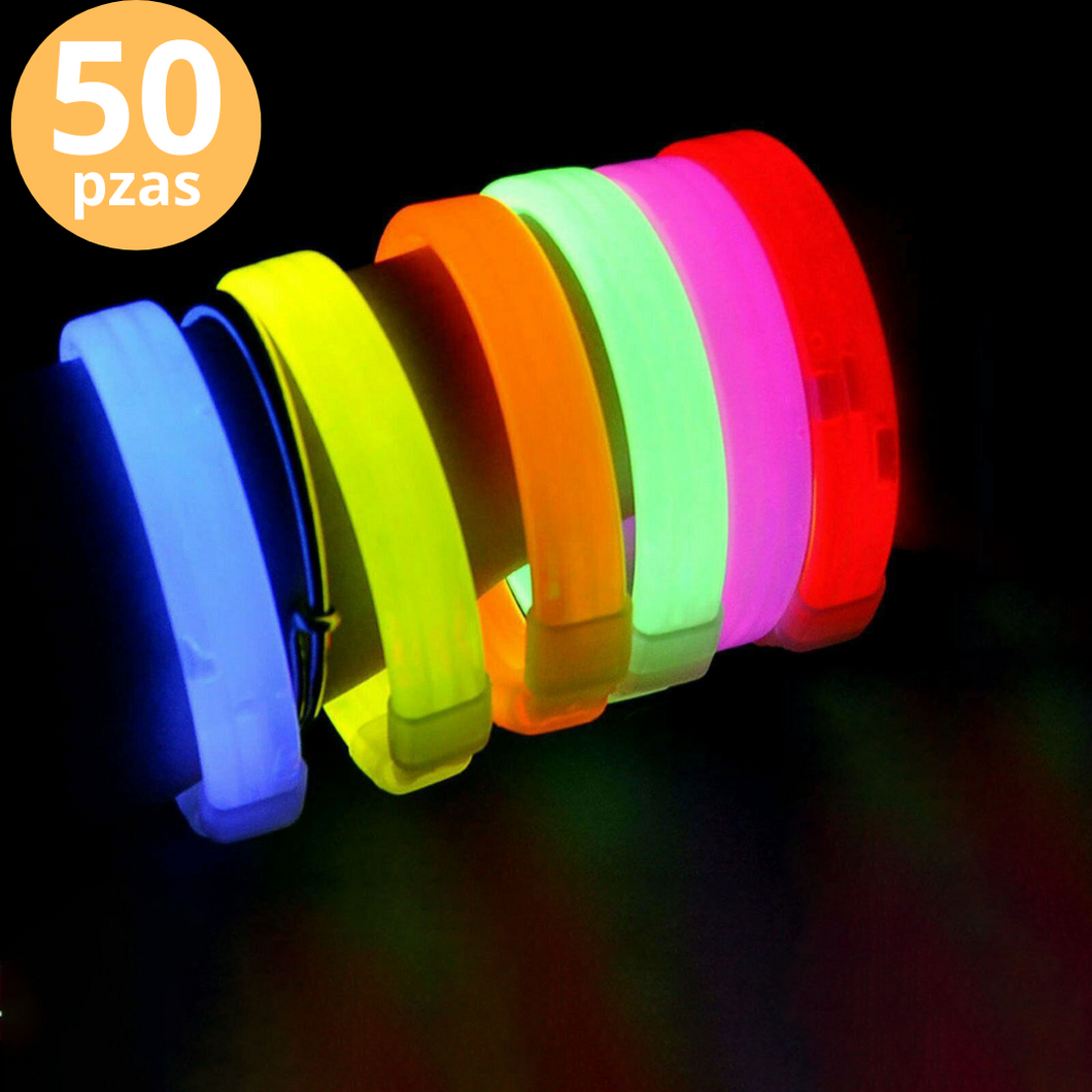Glow Bracelete - Brazalete Luminoso Neón 50pzas
