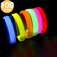 Cargar imagen en el visor de la galería, Glow Bracelete - Brazalete Luminoso Neón 100pzas
