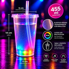 Cargar imagen en el visor de la galería, Beat Cup Vaso Led iluminado por música 10pzas
