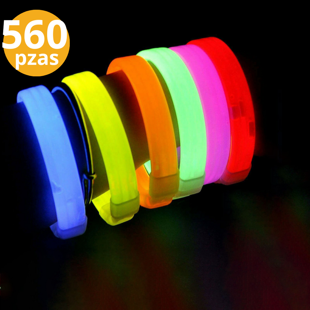 Glow Bracelete - Brazalete Luminoso Neón 560pzas
