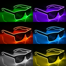 Cargar imagen en el visor de la galería, Lentes con luces Led Neón Recargables| Concierto Festival Graduación Xv Años
