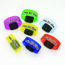Cargar imagen en el visor de la galería, Pulseras Led Magnéticas Audiorítmicas Personalizadas 50pzas
