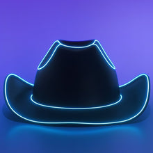 Cargar imagen en el visor de la galería, Sombrero Vaquero con luz led neón
