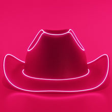Cargar imagen en el visor de la galería, Sombrero Vaquero con luz led neón
