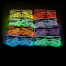Cargar imagen en el visor de la galería, Lentes con luces Led Neón Rejilla | Concierto Festival Fiesta
