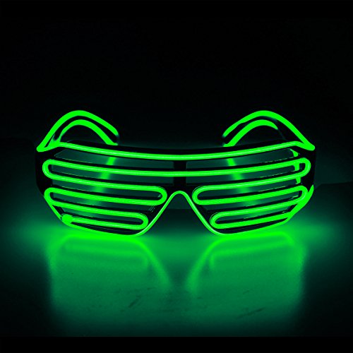Lentes con luces Led Neón Rejilla | Concierto Festival Fiesta